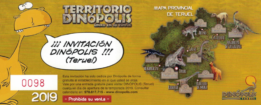 Entrada gratis a Dinópolis
