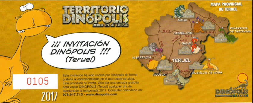 Entradas gratis a Dinopolis